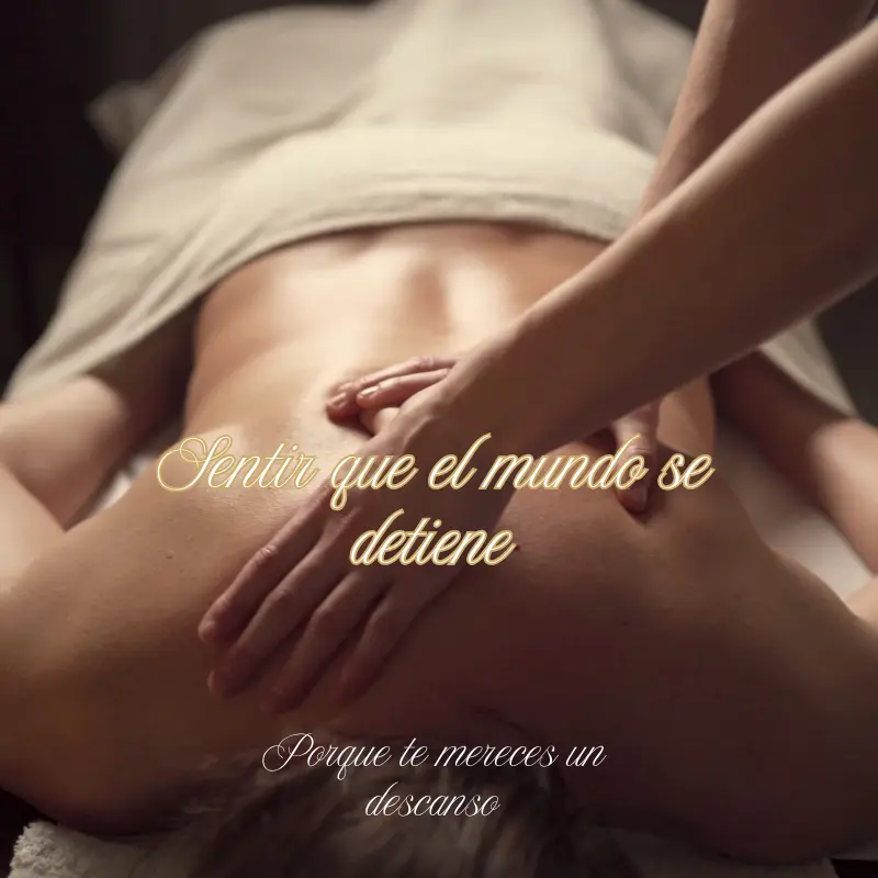 Masaje relajante "solo para mujeres"